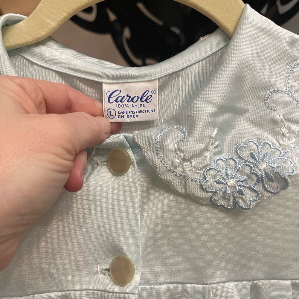 Carole Vintage Peignoir Nightgown Housedress 1960… - image 2